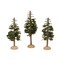 Department 56 Cross Product Village Ponderosa Pines Tree Figurine Set, 3 Pieces 9in H